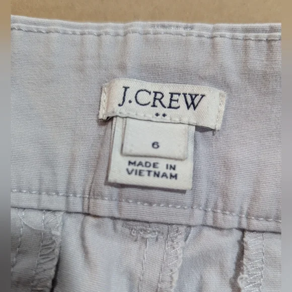 J. Crew Women's Tan Khaki Bermuda Shorts Size 6 EUC - Picture 7 of 10